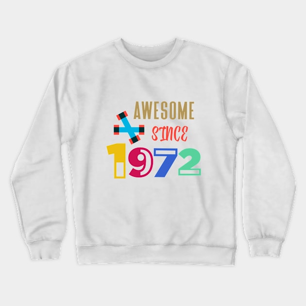 52nd birthday gift Crewneck Sweatshirt by Design stars 5